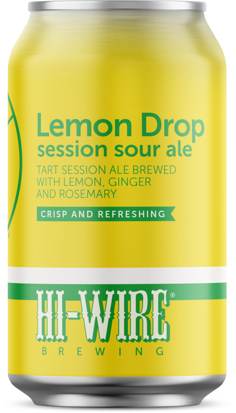 Lemon Drop Session Sour by Hi-Wire Brewing Big Top Production Facility