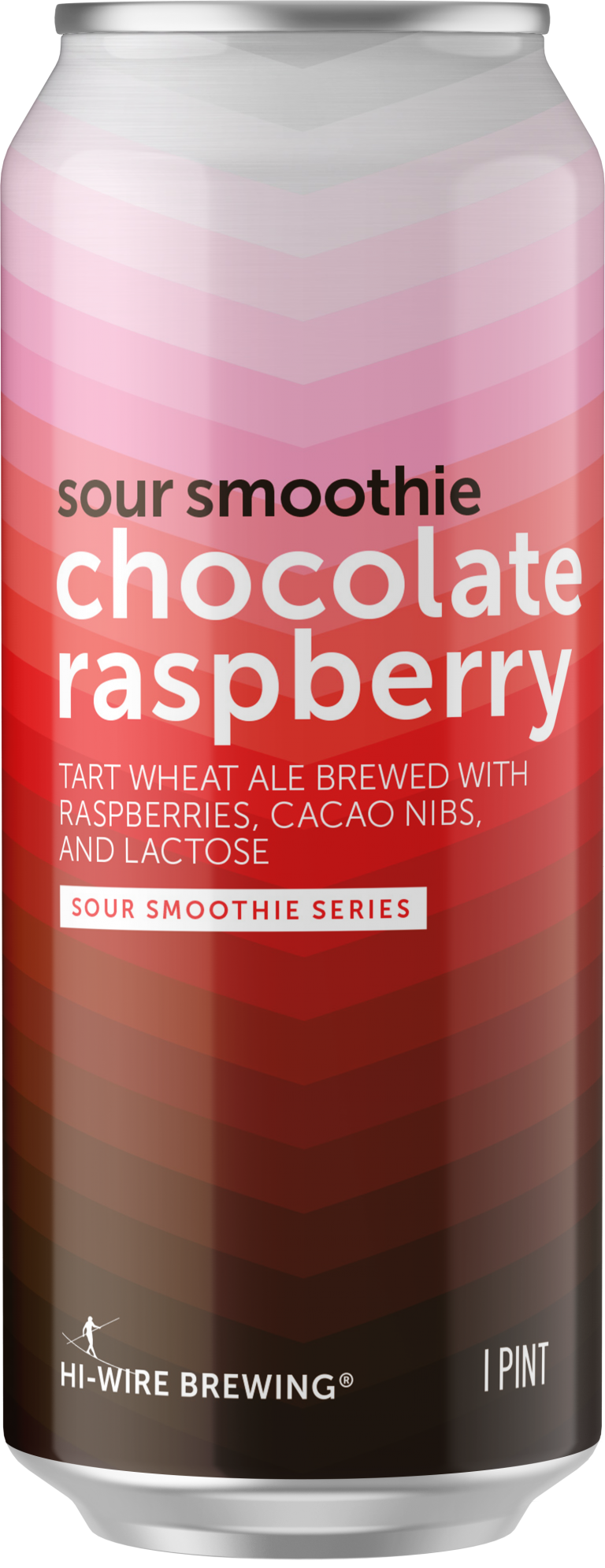 Chocolate Raspberry Sour Smoothie by Hi-Wire Brewing Big Top Production Facility
