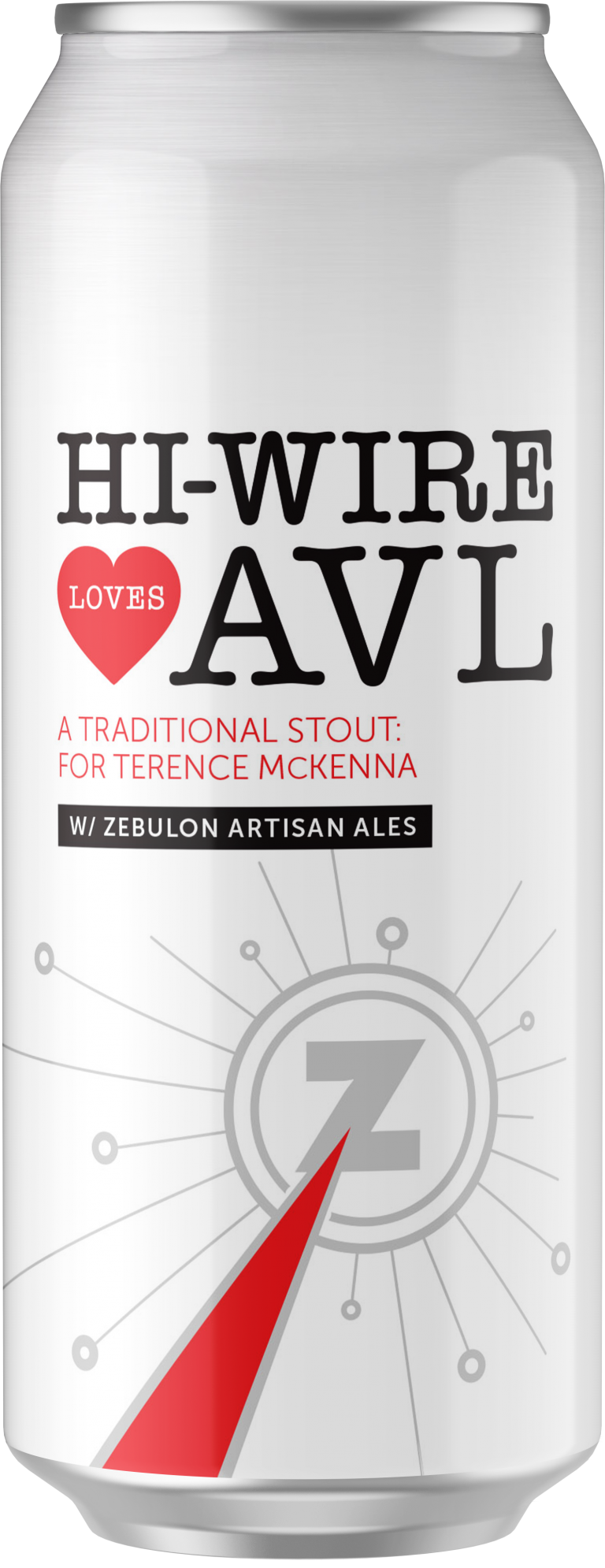 Hi-Wire Loves AVL Traditional Stout by Hi-Wire Brewing Big Top Production Facility