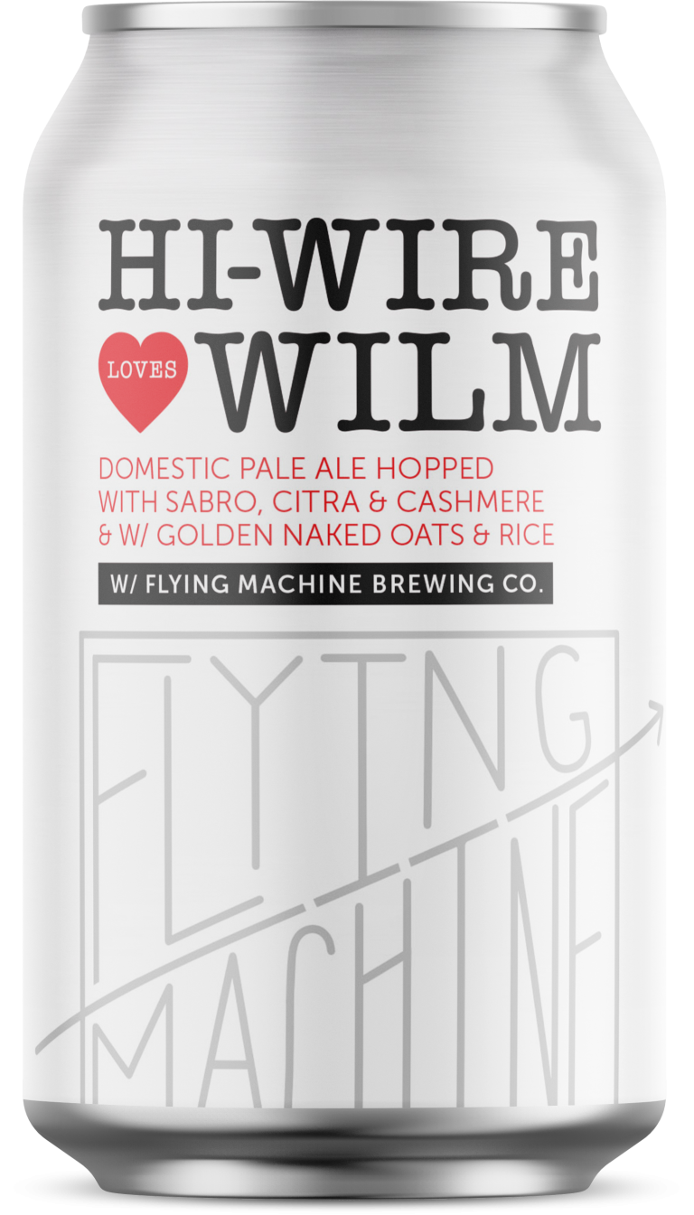 Hi-Wire Loves WILM Pale Ale by Hi-Wire Brewing Big Top Production Facility