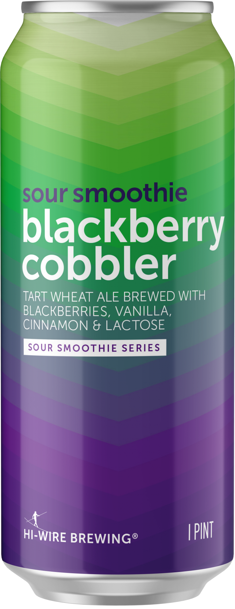 Blackberry Cobbler Sour Smoothie by Hi-Wire Brewing Big Top Production Facility
