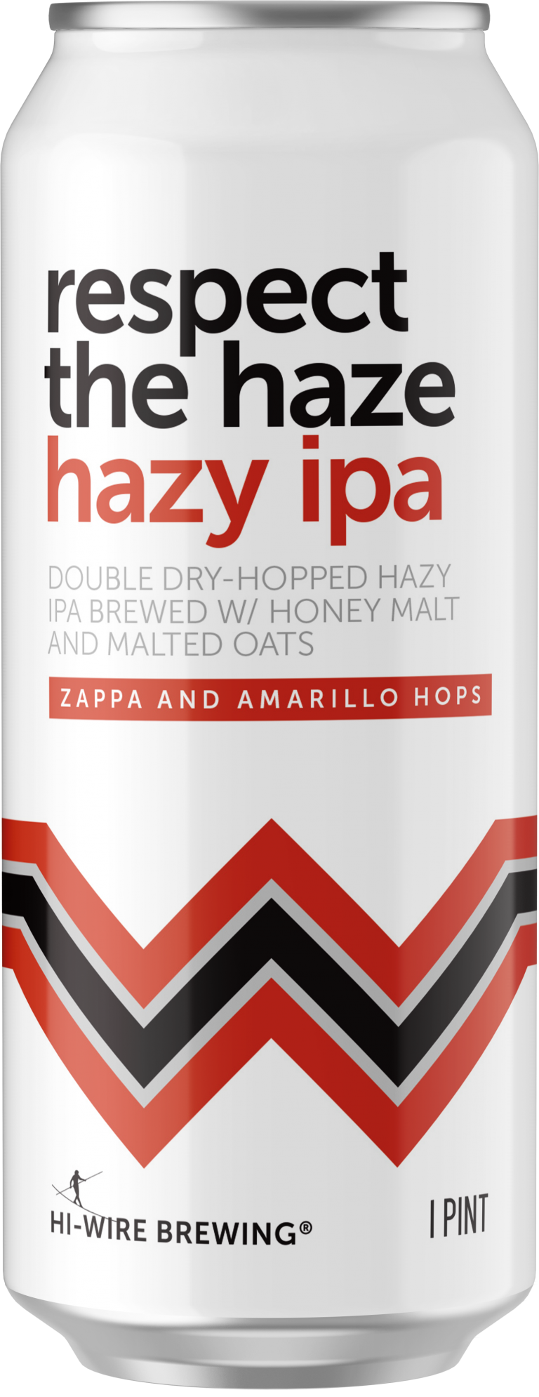 Respect the Haze Hazy IPA by Hi-Wire Brewing Big Top Production Facility
