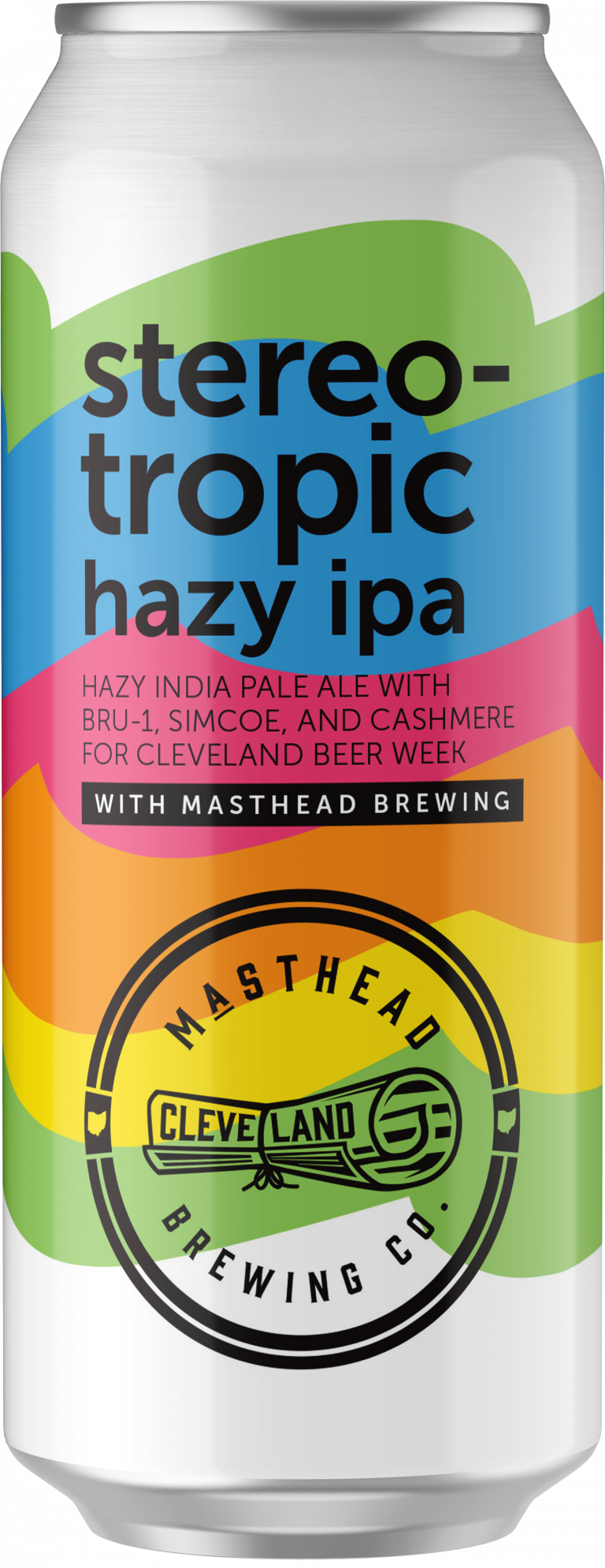 Stereotropic Hazy IPA by Hi-Wire Brewing Big Top Production Facility