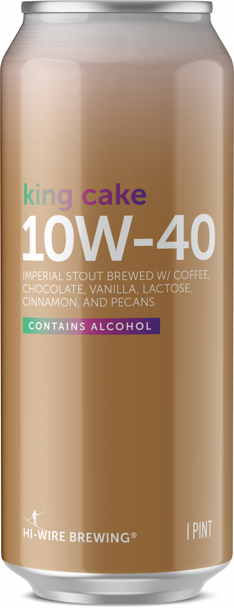 10W-40 King Cake by Hi-Wire Brewing Big Top Production Facility