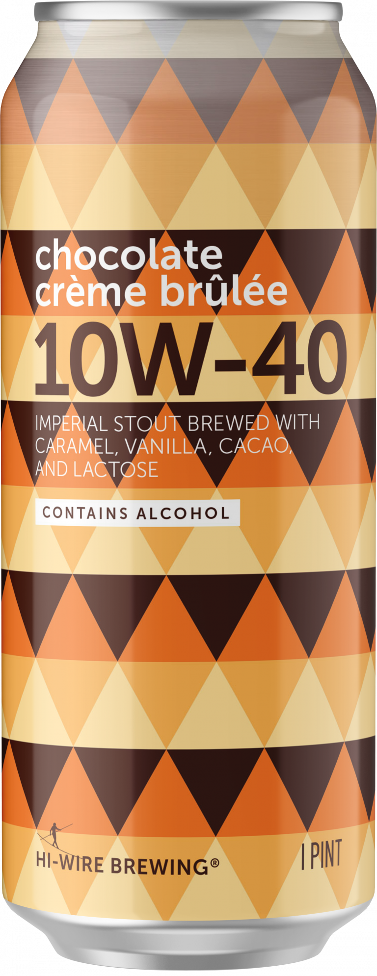 10W-40 Chocolate Creme Brulee by Hi-Wire Brewing Big Top Production Facility