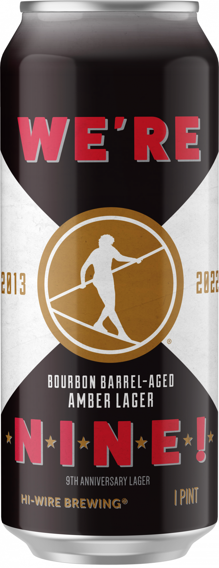 9th Anniversary Amber Lager by Hi-Wire Brewing Big Top Production Facility