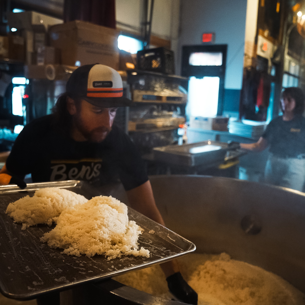 How to make a Japanese dry rice lager