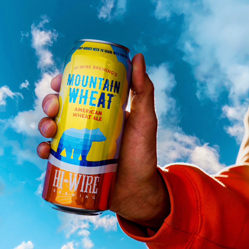 Mountain wheat craft beer Asheville