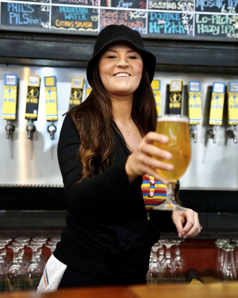craft beer at hi wire asheville craft brewery