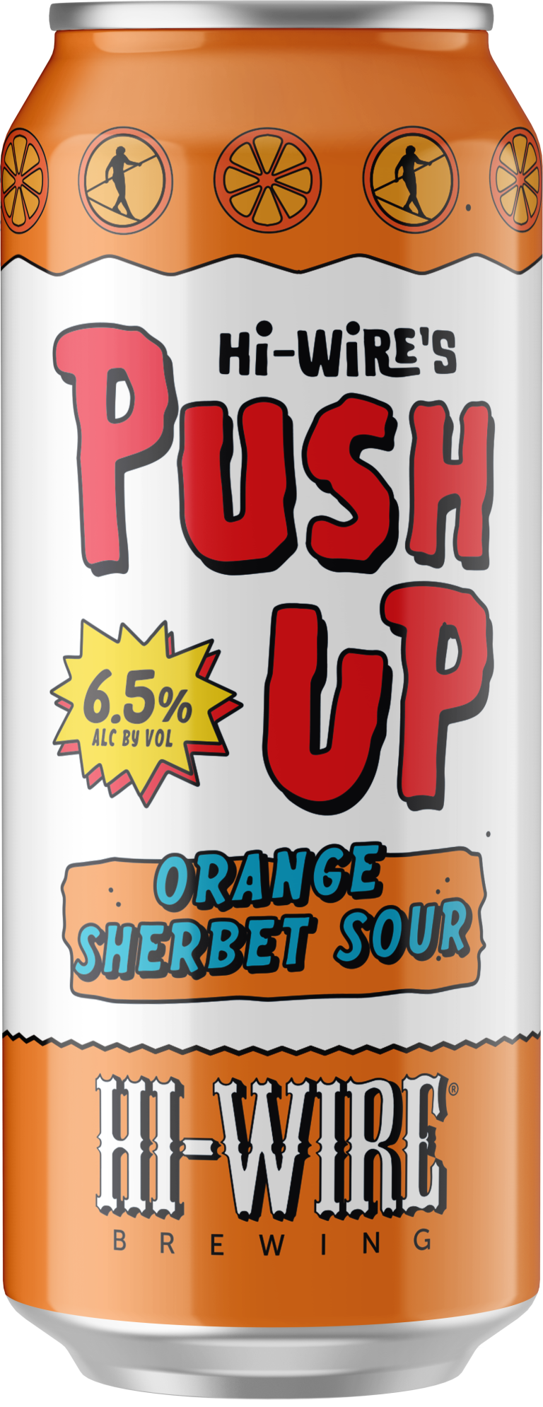 Push Up Orange Sherbet Sour by Hi-Wire Brewing Big Top Production Facility