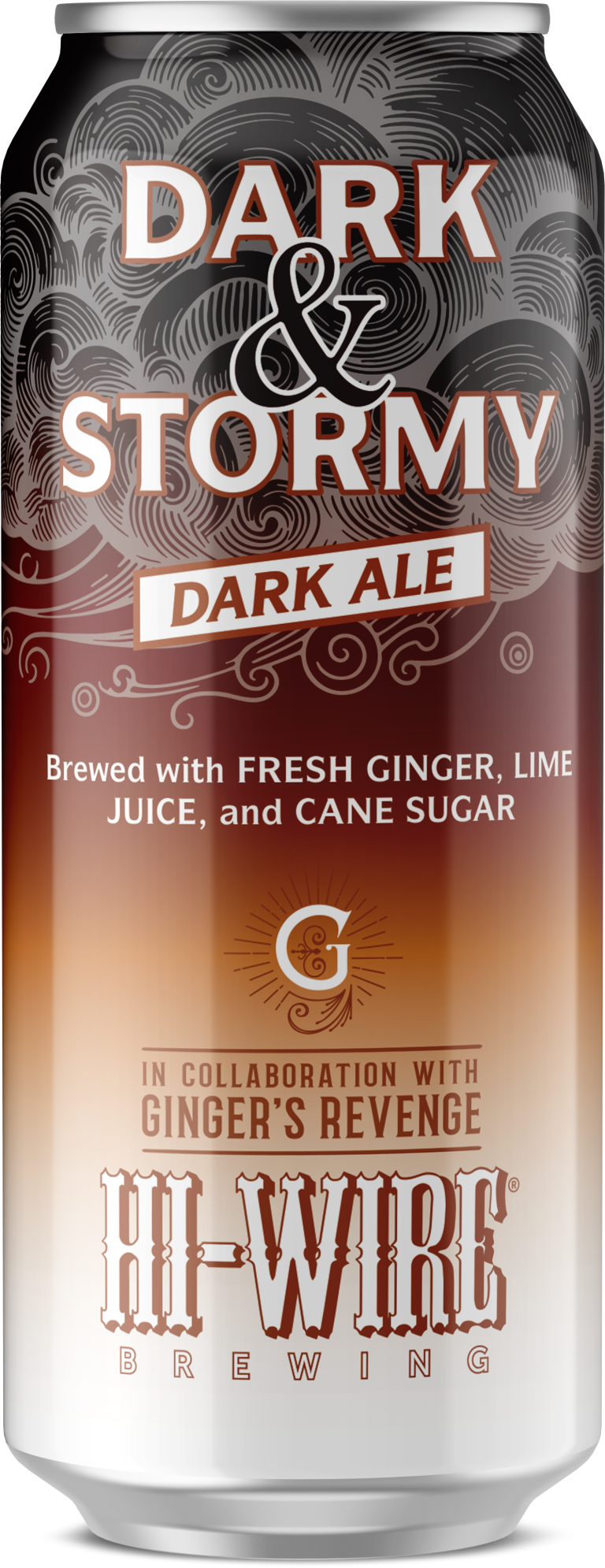 Dark & Stormy Dark Ale by Hi-Wire Brewing Big Top Production Facility