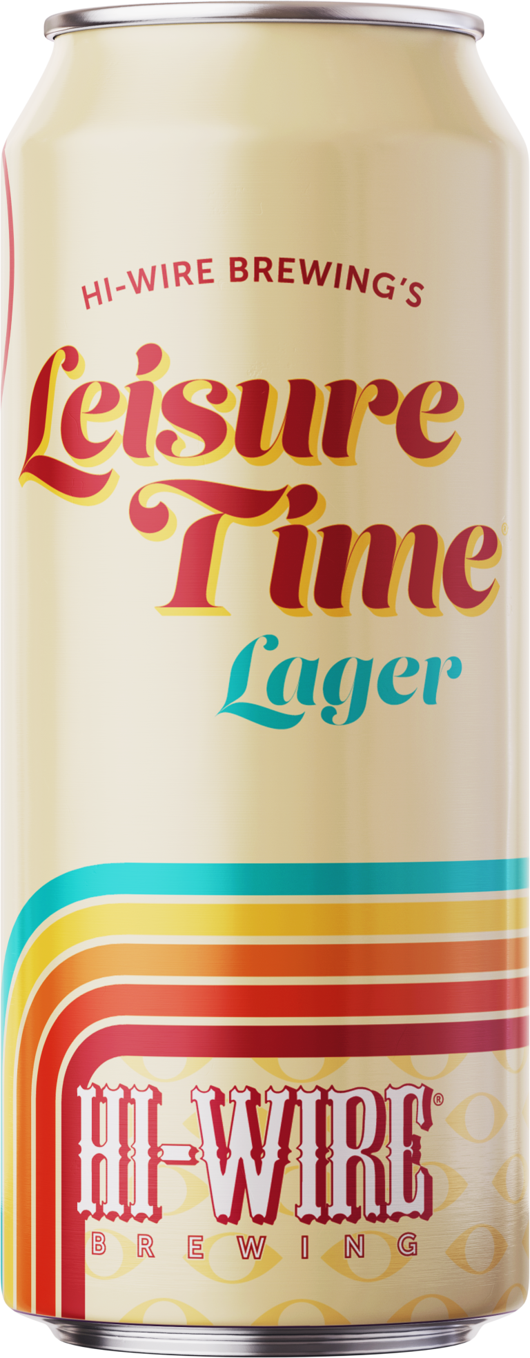 Leisure Time Lager by Hi-Wire Brewing Big Top Production Facility