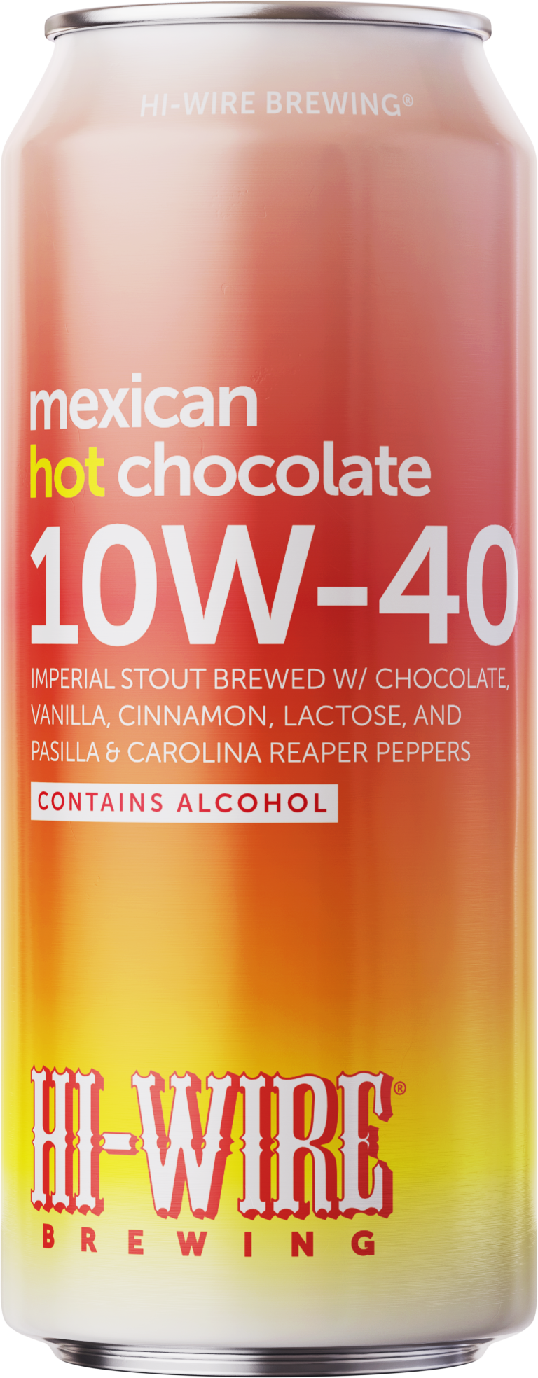 10W-40 Mexican Hot Chocolate by Hi-Wire Brewing Big Top Production Facility